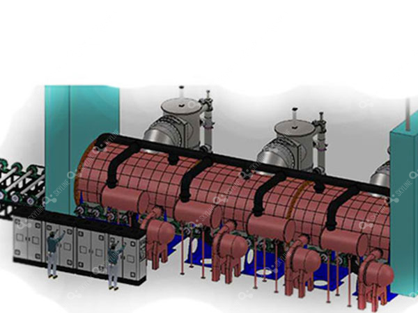 连续式真空/气氛烧结装备